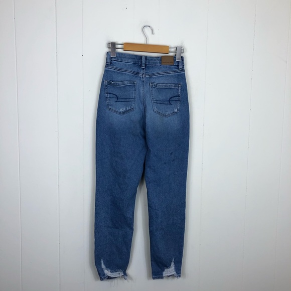 American Eagle Curvy Mom Jean Stretch Sz 0R - Picture 7 of 12